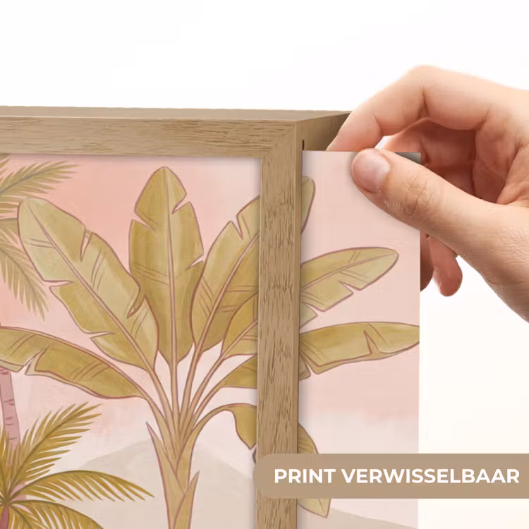 Lightbox - Wandlamp - Illustratie - Palmbomen - Kleurrijk — 5
