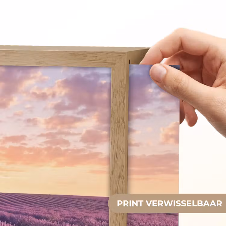Lightbox - Wandlamp - Landschap - Lavendelveld - Paars — 5