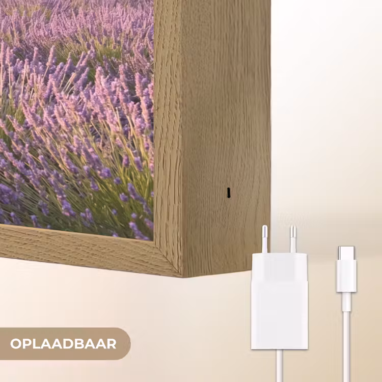 Lightbox - Wandlamp - Lavendel - Landschap - Sereen - Paars — 7