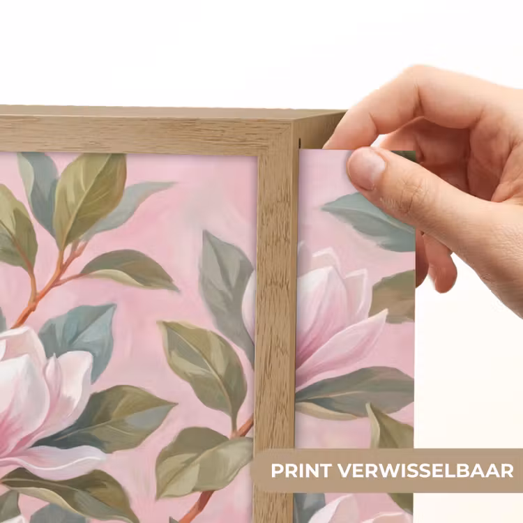 Lightbox - Wandlamp - Magnolia's - Patroon - Roze — 5