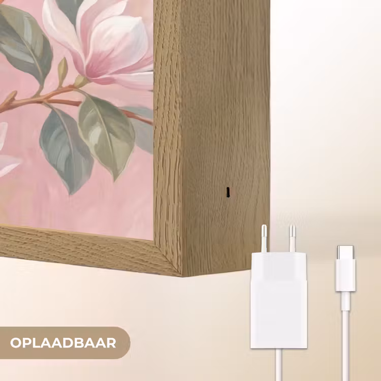 Lightbox - Wandlamp - Magnolia's - Patroon - Roze — 7