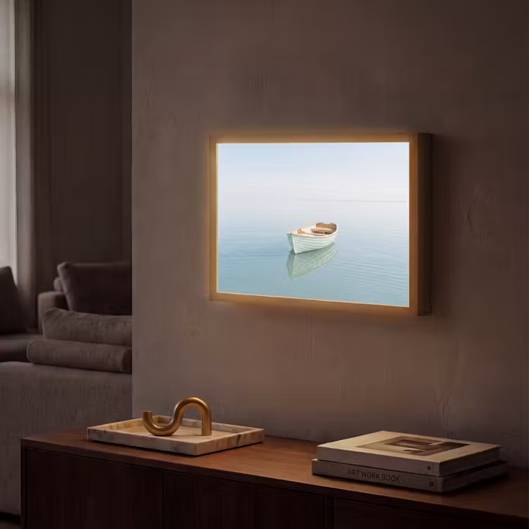 Lightbox - Wandlamp - Minimalistisch - Boot - Zee — 2
