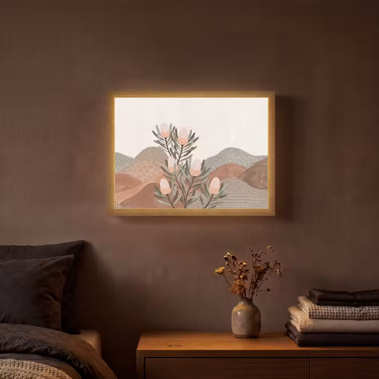 Lightbox - Wandlamp - Modern - Heuvels - Terracotta — 3