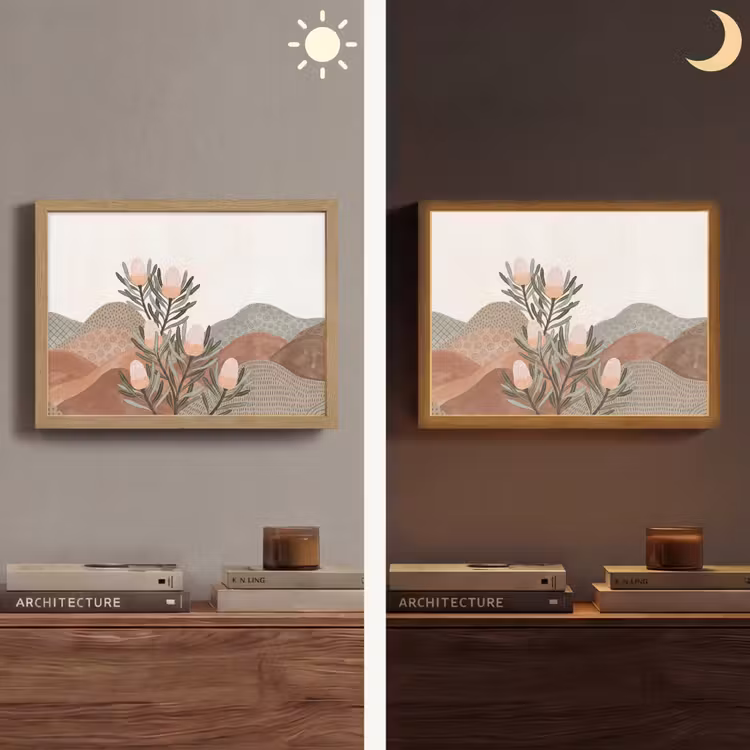 Lightbox - Wandlamp - Modern - Heuvels - Terracotta — 6