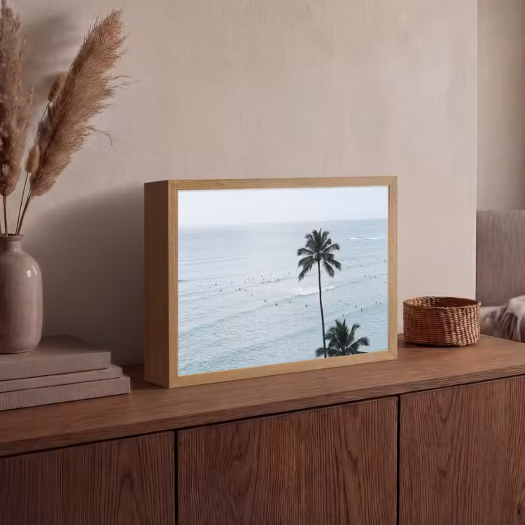 Lightbox - Wandlamp - Oceaan - Palmbomen - Surfers — 4