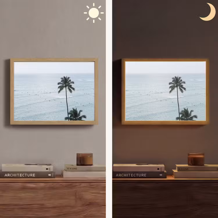 Lightbox - Wandlamp - Oceaan - Palmbomen - Surfers — 6