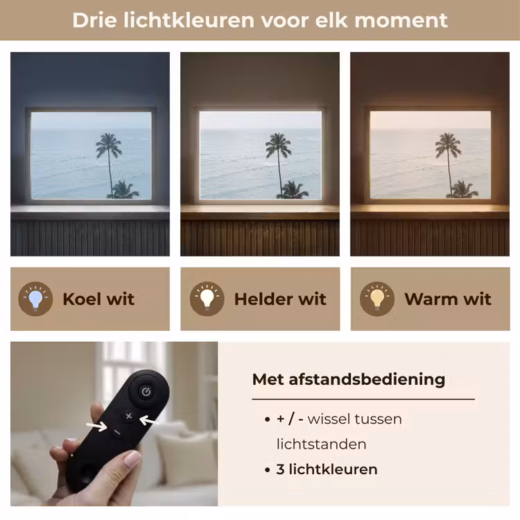 Lightbox - Wandlamp - Oceaan - Palmbomen - Surfers — 8