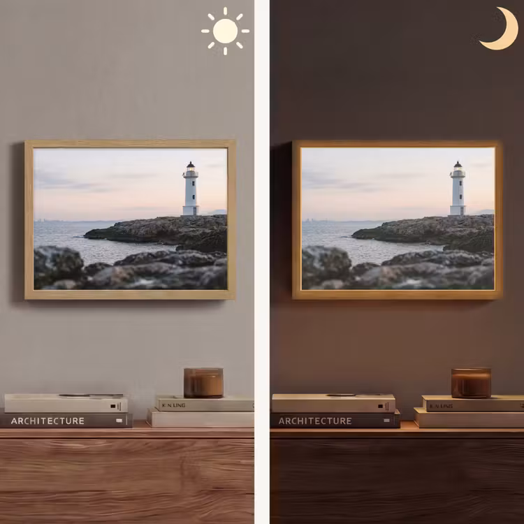 Lightbox - Wandlamp - Rotsen - Vuurtoren - Wit — 6