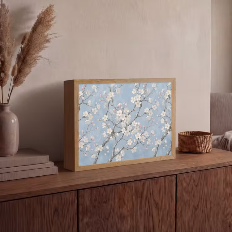 Lightbox - Wandlamp - Takken - Kersenbloesem - Blauw — 4