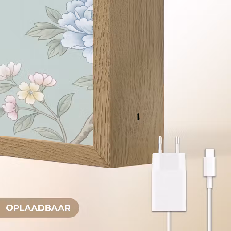Lightbox - Wandlamp - Vogel - Bloemen - Kleurrijk — 7