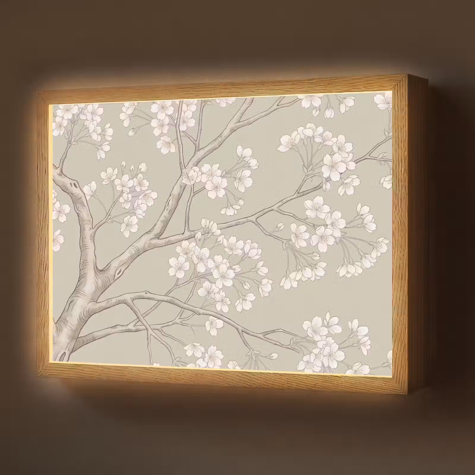 Lightbox - Wandlamp - Sereen - Bloesem - Wit — 1