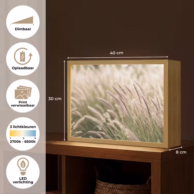 Lightbox - Wandlamp - Gras - Close up - Groen — 10