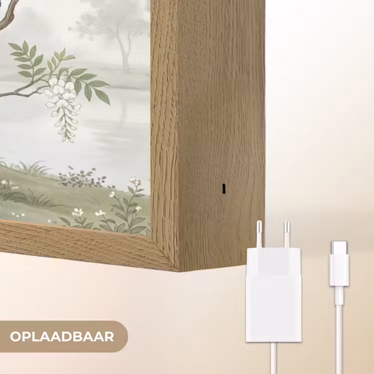 Lightbox - Wandlamp - Reiger - Landschap - Groen — 7