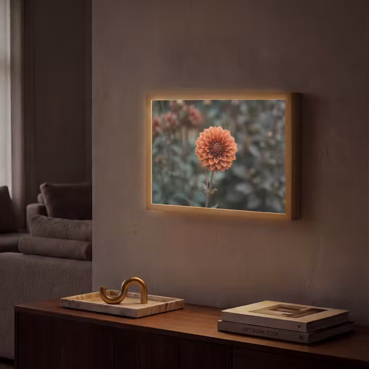 Lightbox - Wandlamp - Dahlia - Bloem - Natuur - Sfeervol — 2