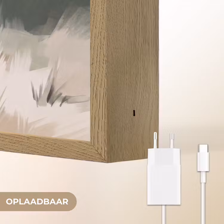Lightbox - Wandlamp - Edelhert - Gewei - Schildering - Rustiek — 7