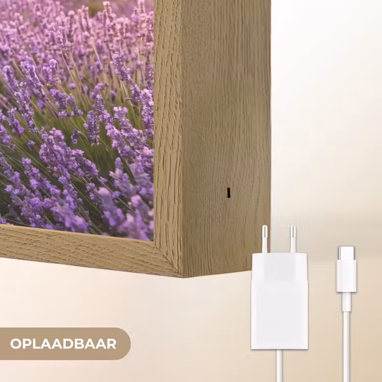 Lightbox - Wandlamp - Lavendel - Veld - Natuur - Paars — 7