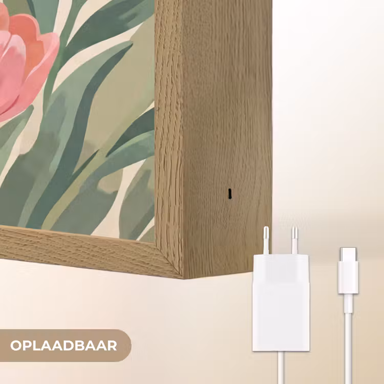 Lightbox - Wandlamp - Tulpen - Abstract - Kleurrijk — 7