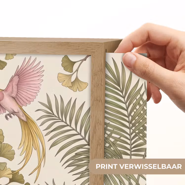 Lightbox - Wandlamp - Vogels - Tropisch - Botanisch - Roze — 5