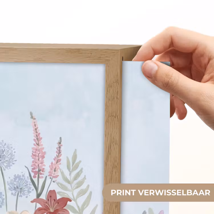Lightbox - Wandlamp - Weidebloemen - Illustratie - Kleurrijk — 5