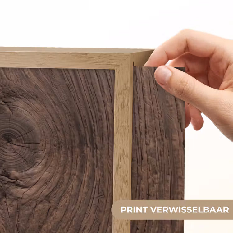 Lightbox - Wandlamp - Houtnerf - Textuur - Patroon - Bruin - Rustiek — 5