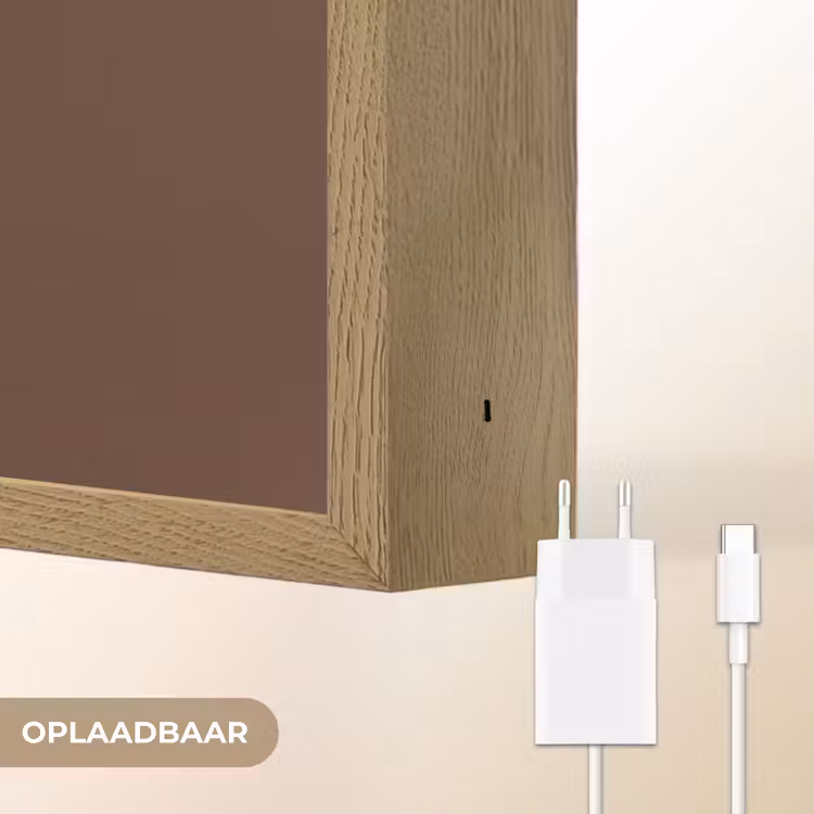 Lightbox - Wandlamp - Papaverbol - Droogbloem - Bruin - Minimalistisch — 7