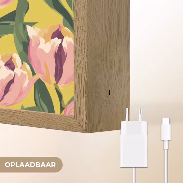 Lightbox - Wandlamp - Tulpen - Botanisch - Geel — 7
