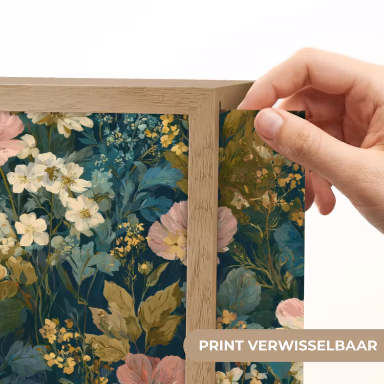 Lightbox - Wandlamp - Wilde bloemen - Botanisch - Patroon - Roze - Romantisch — 5