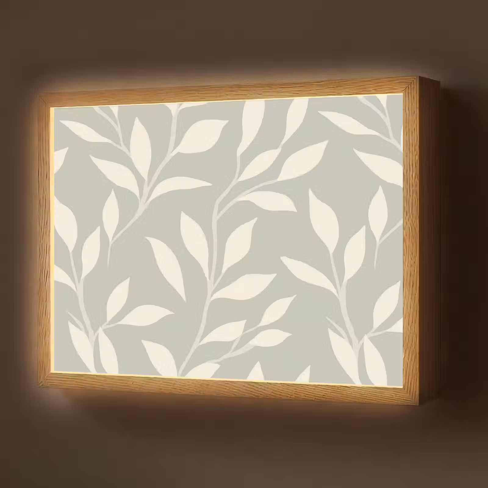 Lightbox - Wandlamp - Minimalistisch - Patroon - Groen — 1