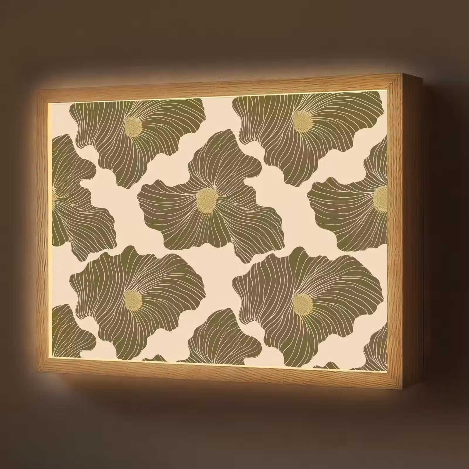 Lightbox - Wandlamp - Modern - Abstract - Groen — 1