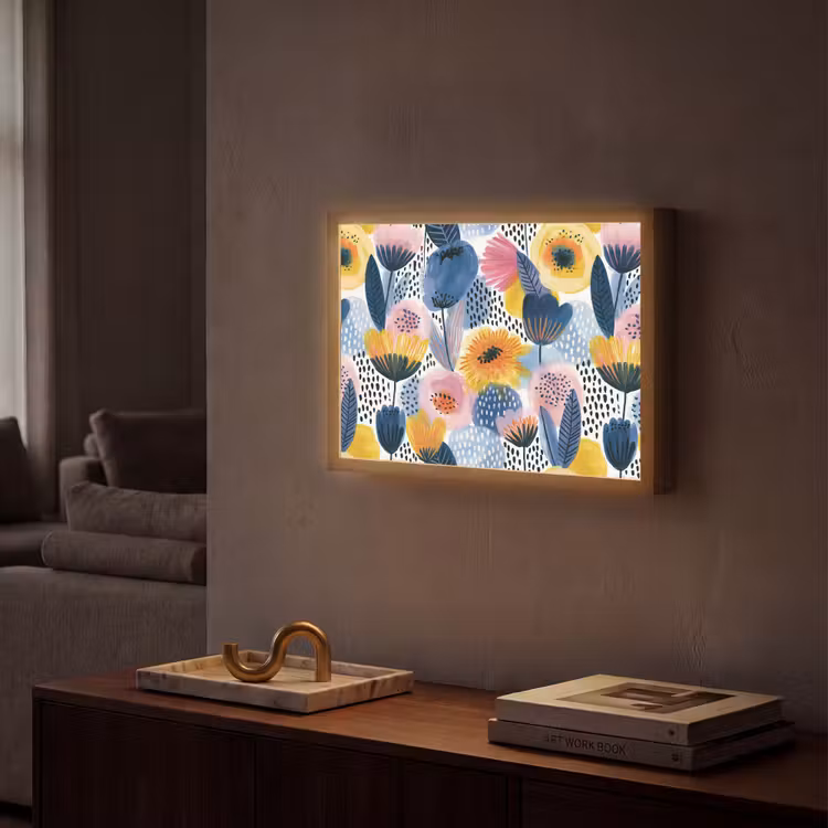 Lightbox - Wandlamp - Creatief - Patroon - Kleurrijk — 2