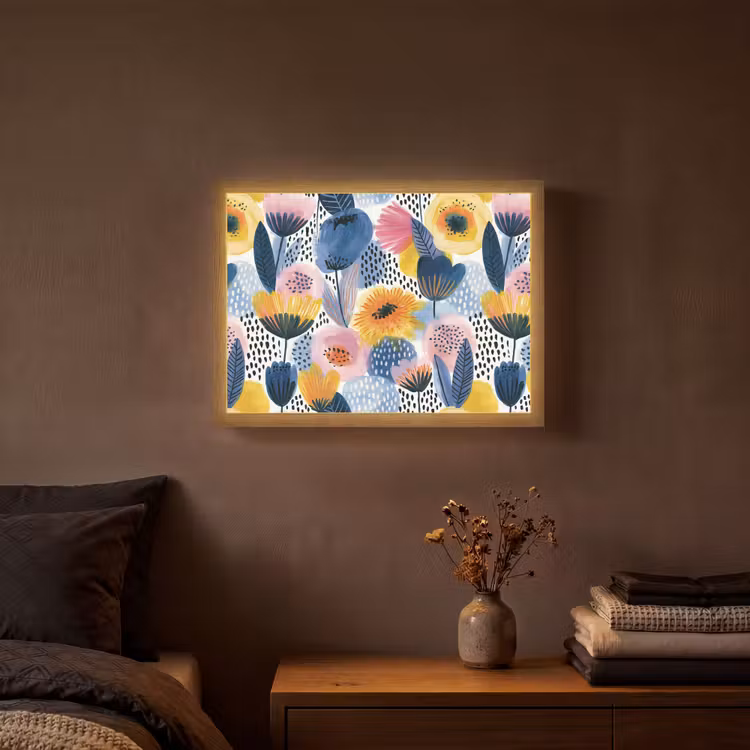 Lightbox - Wandlamp - Creatief - Patroon - Kleurrijk — 3