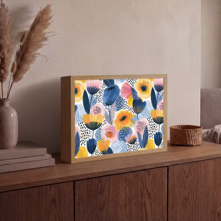 Lightbox - Wandlamp - Creatief - Patroon - Kleurrijk — 4