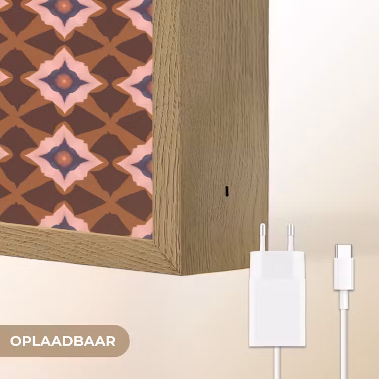 Lightbox - Wandlamp - Geometrisch - Sierlijk - Bruin — 7
