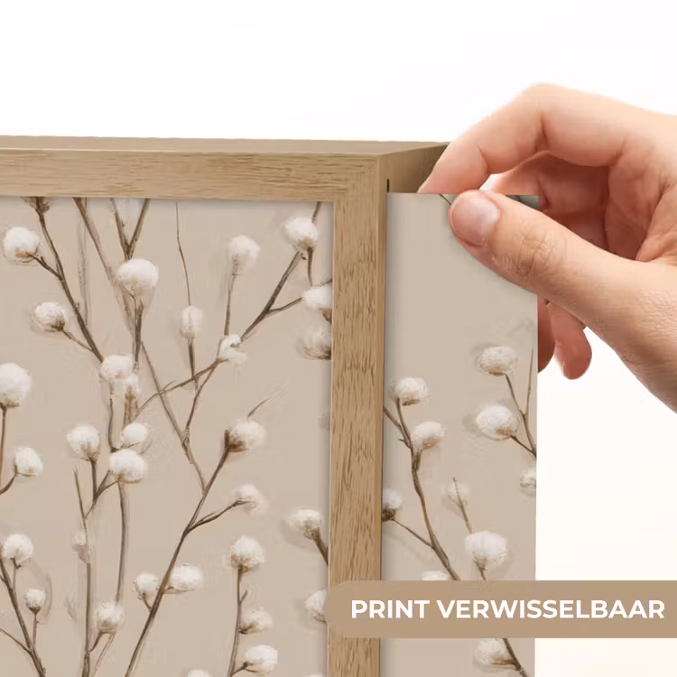 Lightbox - Wandlamp - Katoen - Natuur - Taupe — 5