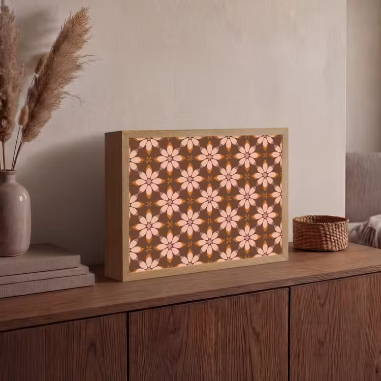 Lightbox - Wandlamp - Klassiek - Retro - Bruin — 4