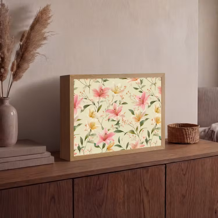 Lightbox - Wandlamp - Lelies - Sereen - Kleurrijk — 4