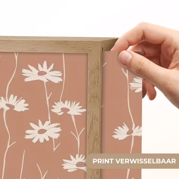 Lightbox - Wandlamp - Madeliefjes - Subtiel - Terracotta — 5