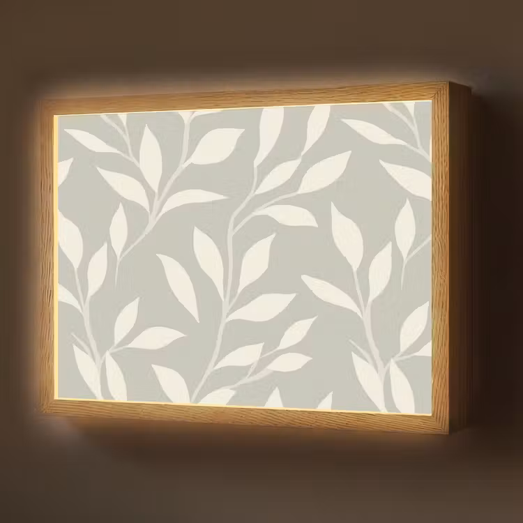 Lightbox - Wandlamp - Minimalistisch - Patroon - Groen — 1