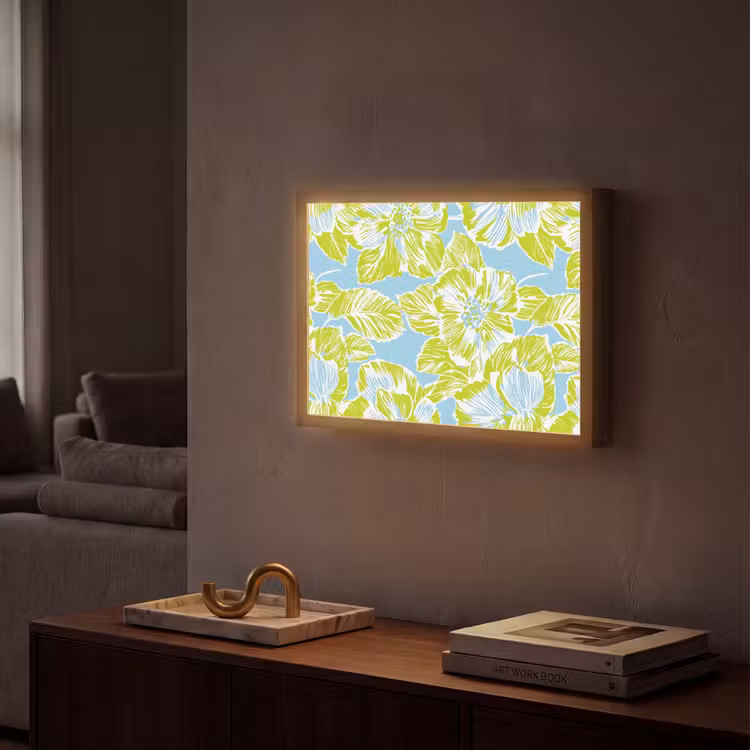 Lightbox - Wandlamp - Modern - Bloemen - Groen — 2
