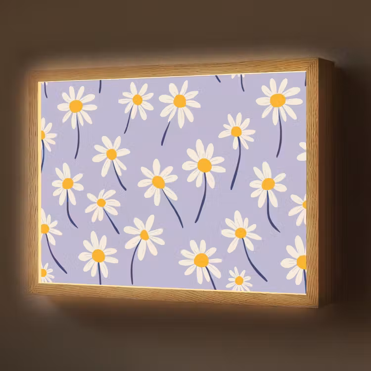 Lightbox - Wandlamp - Modern - Madelief - Paars — 1