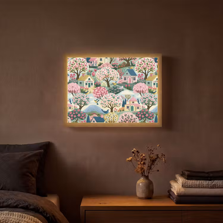 Lightbox - Wandlamp - Nostalgisch - Idyllisch - Kleurrijk — 3