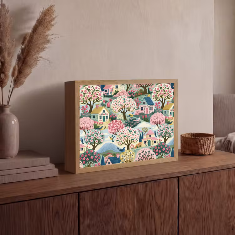 Lightbox - Wandlamp - Nostalgisch - Idyllisch - Kleurrijk — 4