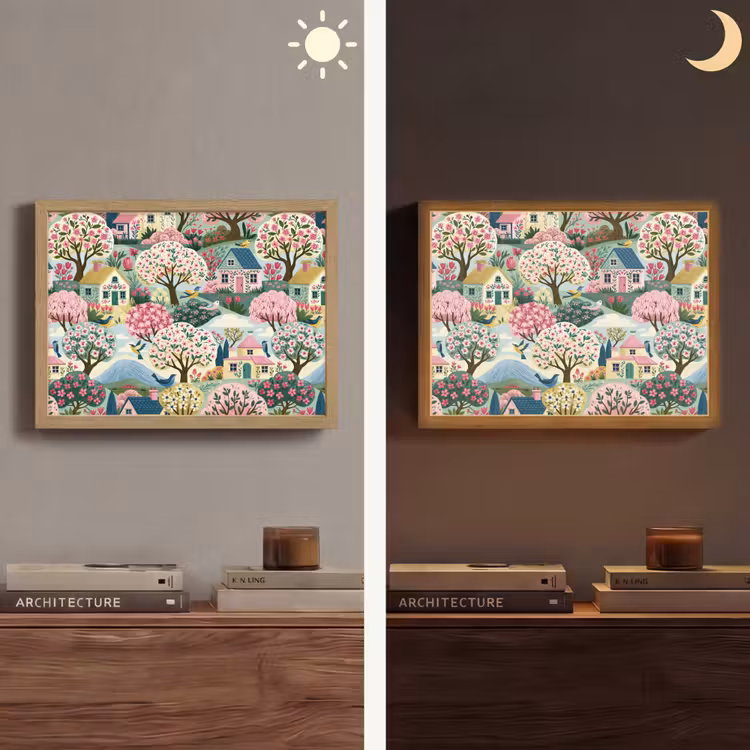 Lightbox - Wandlamp - Nostalgisch - Idyllisch - Kleurrijk — 6