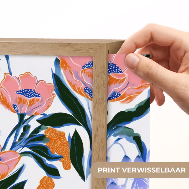 Lightbox - Wandlamp - Patroon - Aquarel - Kleurrijk — 5