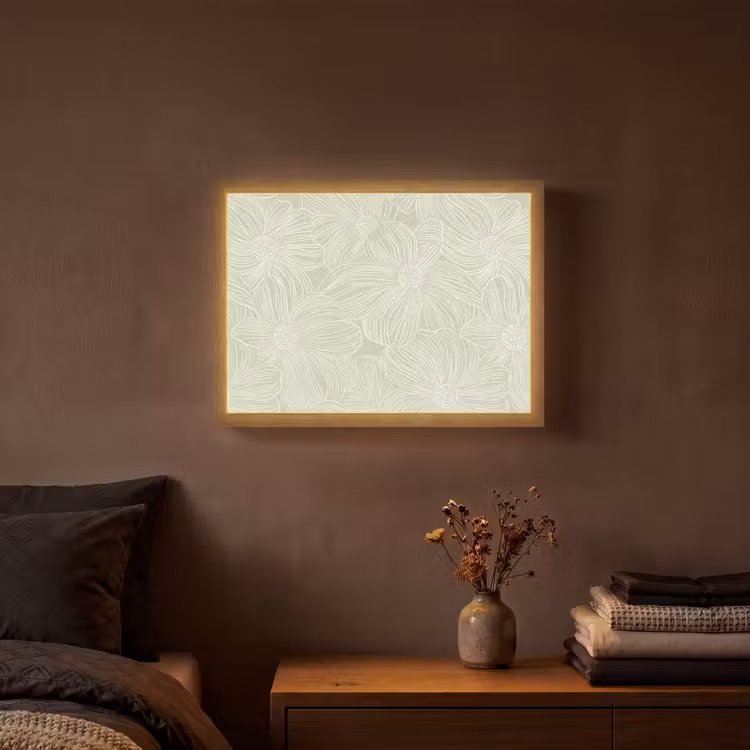 Lightbox - Wandlamp - Sereen - Bloemen - Groen — 3