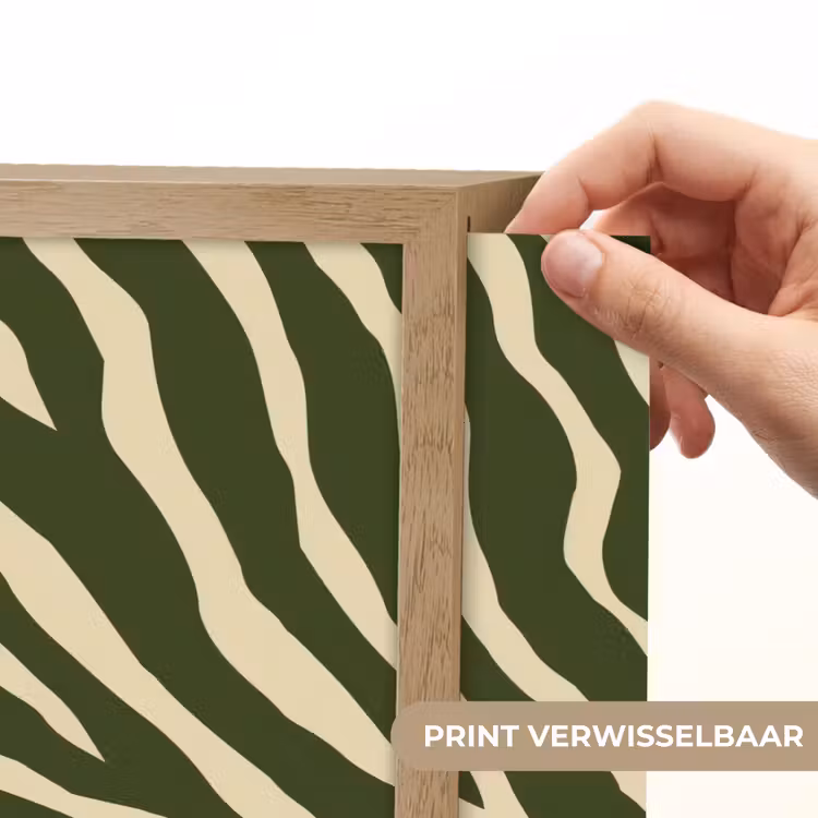 Lightbox - Wandlamp - Zebra - Patroon - Groen — 5