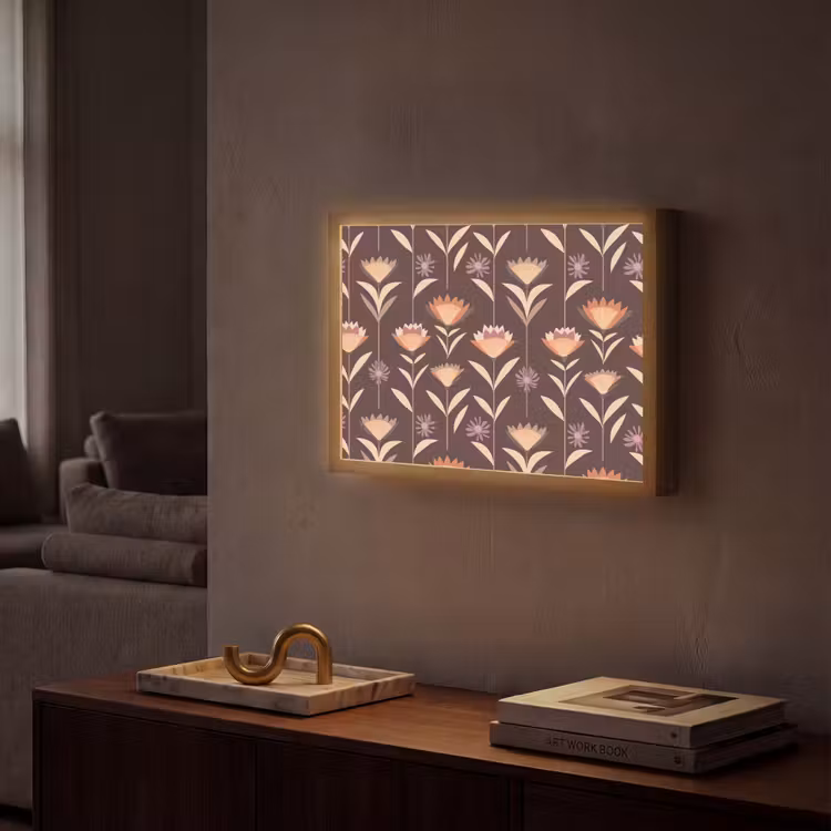 Lightbox - Wandlamp - Elegant - Retro - Bruin — 2