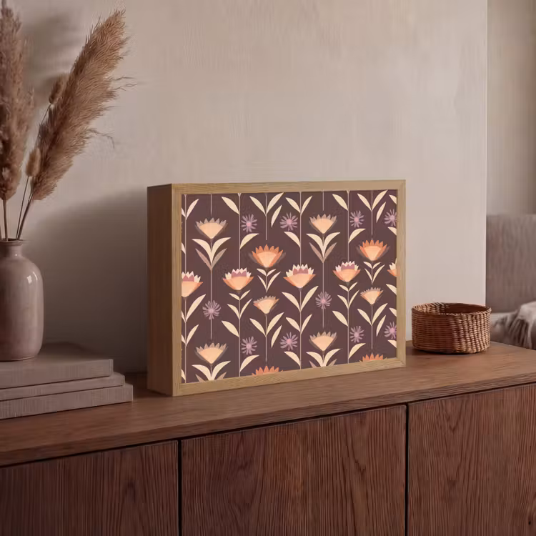 Lightbox - Wandlamp - Elegant - Retro - Bruin — 4