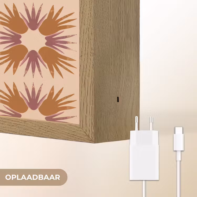 Lightbox - Wandlamp - Ornament - Patroon - Oker — 7
