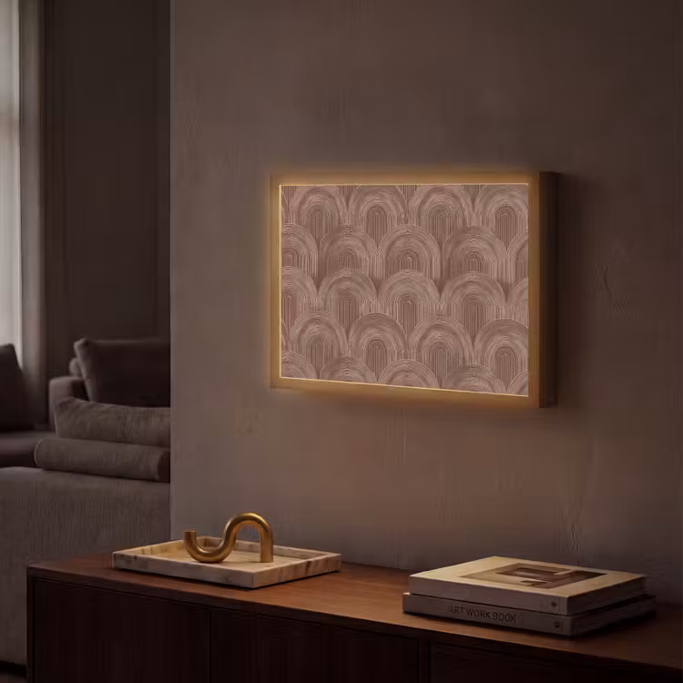 Lightbox - Wandlamp - Ritmisch - Effect - Bruin — 2